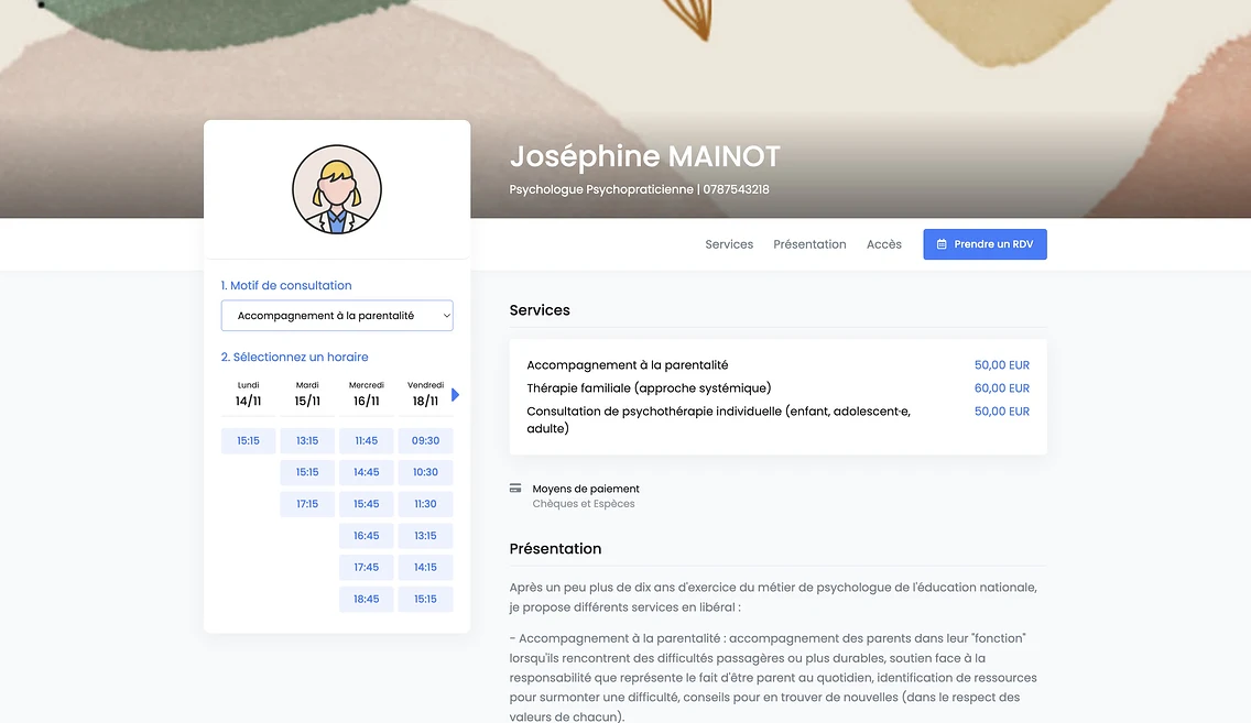 Joséphine Mainot - Psychopraticienne.webp | PERFACTIVE